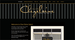 Desktop Screenshot of chezelaine.com